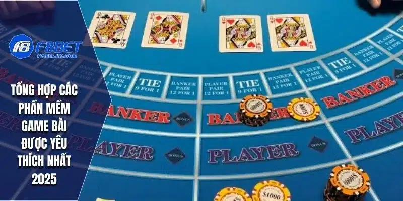 Tổng hợp các phần mềm game bài được yêu thích nhất 2025